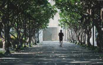 man jogging